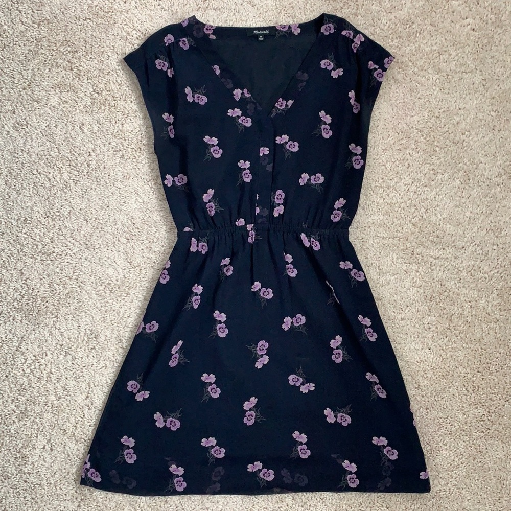 Floral madewell dress, size 00